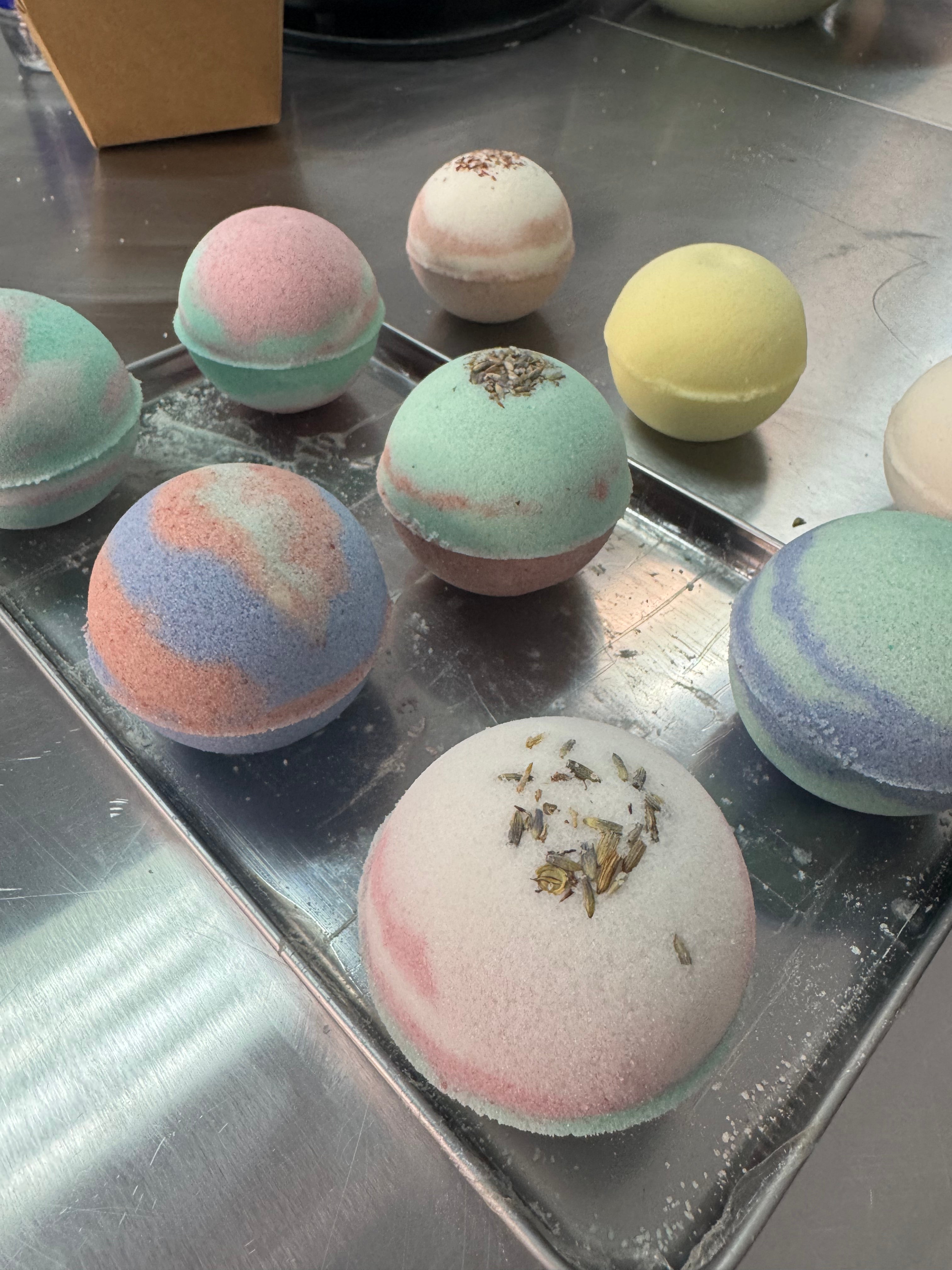 Glycerin Soap and Bath Bombs Class