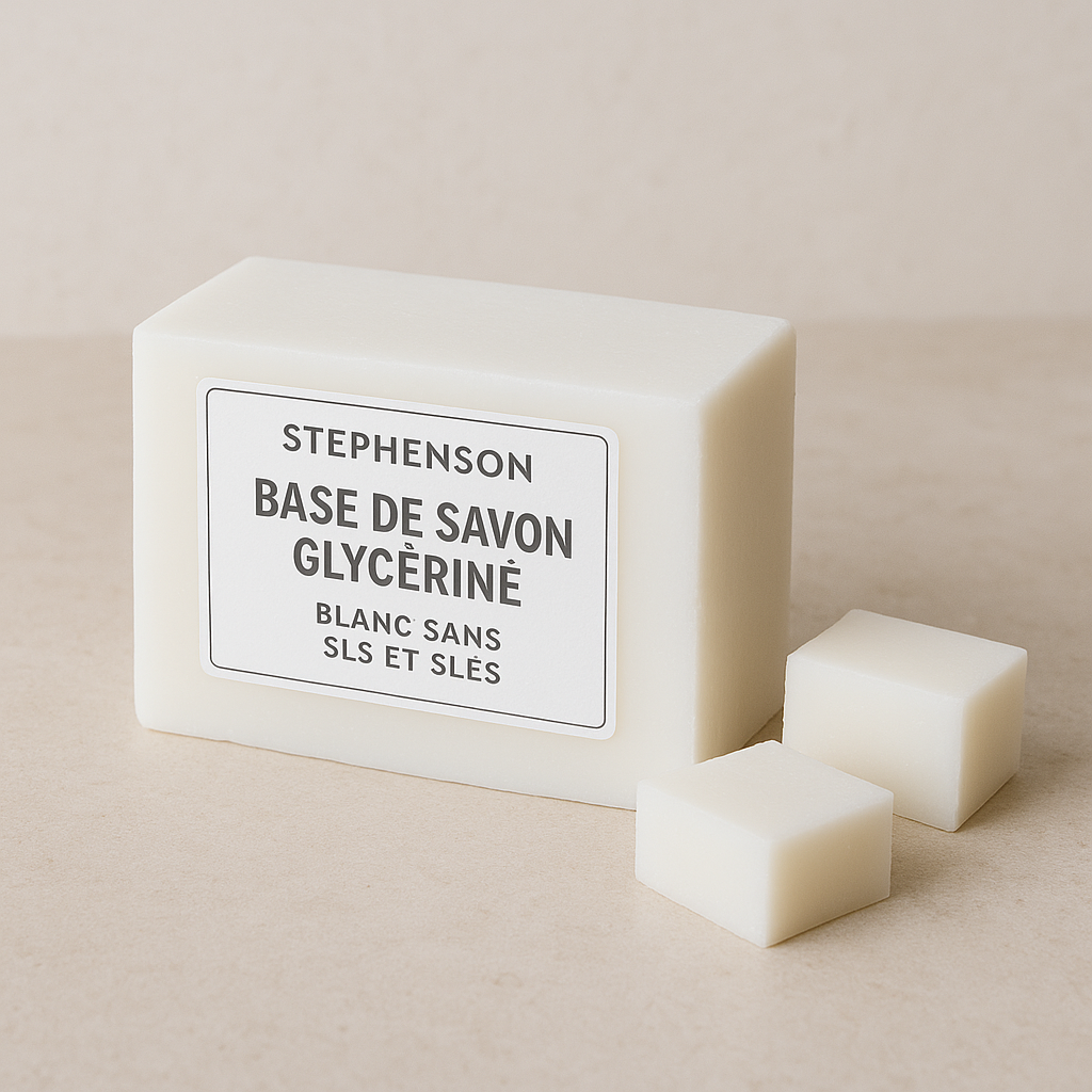 Base de savon glycériné blanc sans SLS et SLES( Stephenson)