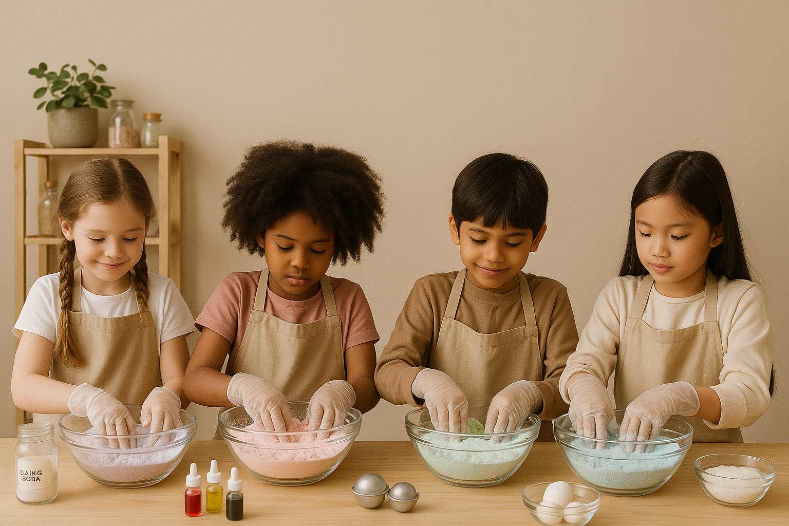 Glycerin Soap and Bath Bombs Class 