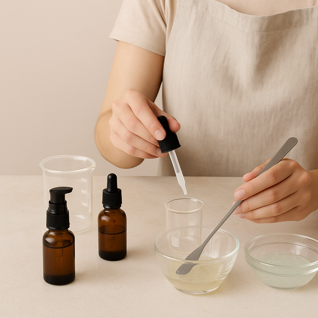 Hydrating Serum &amp; Cleansing Face Gel Creation Workshop