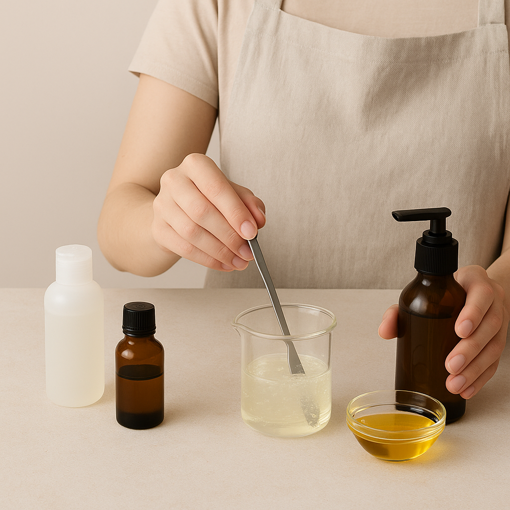Shower Gel &amp; Scented Body Oil Manufacturing Workshop