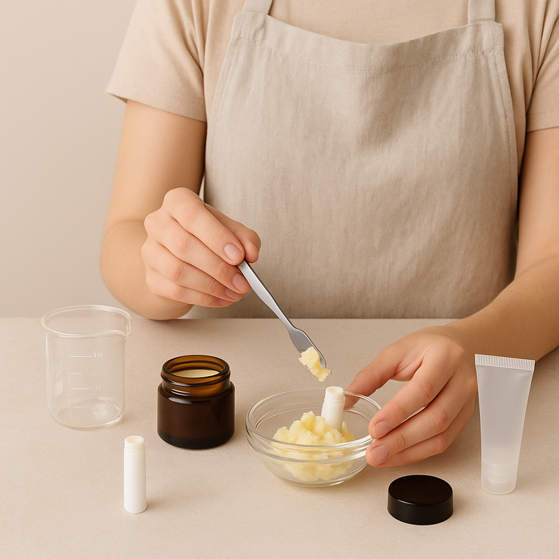 Creation of Foaming Scrub & Whipped Moisturizing Butter
