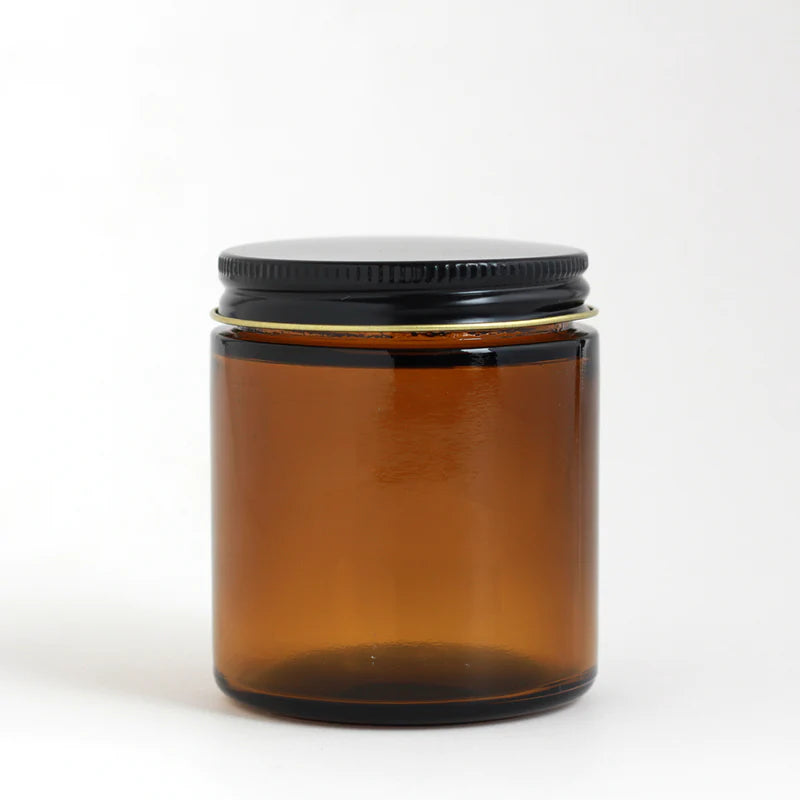 Amber Glass Container - 8 oz