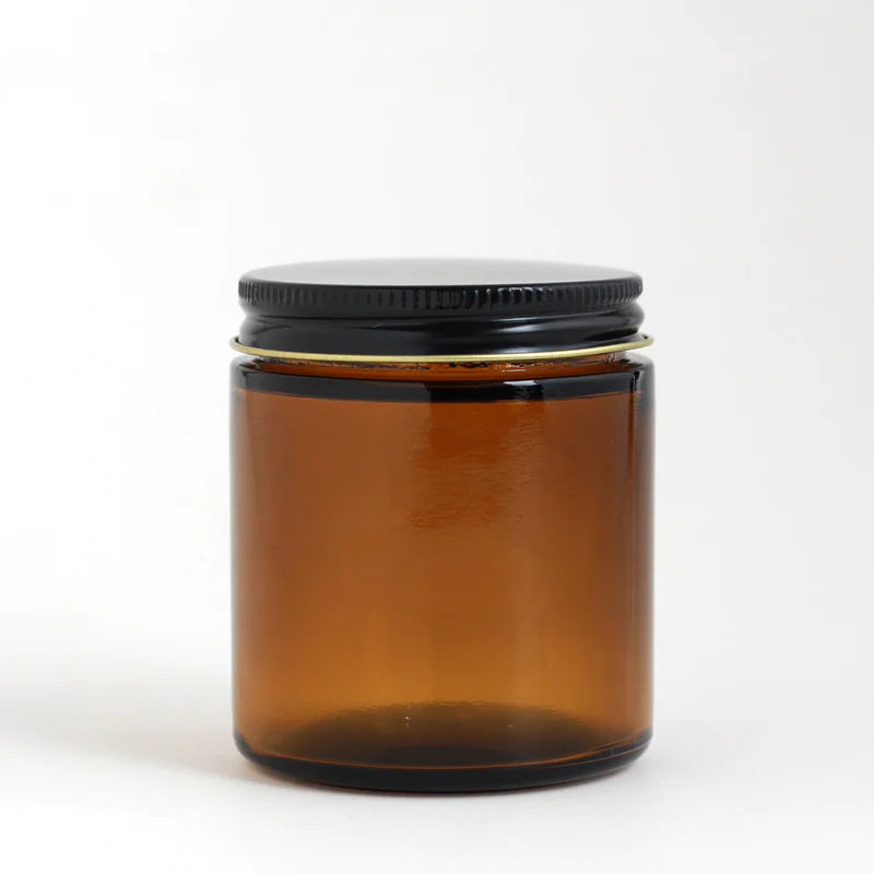Amber Glass Jar - 8 oz